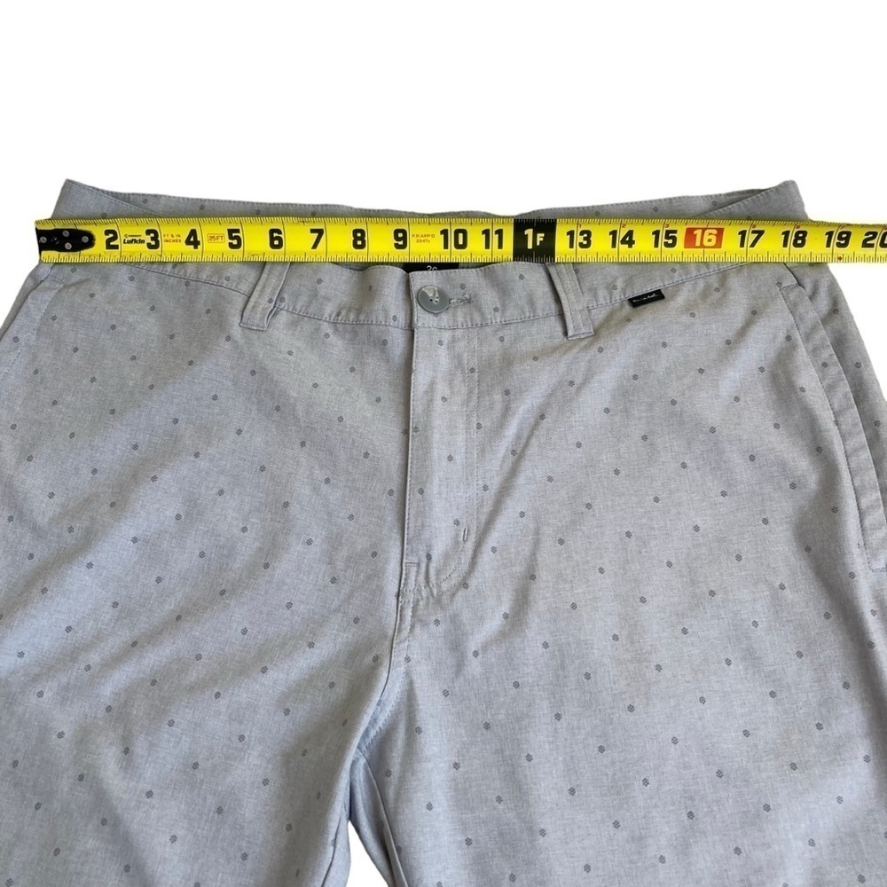 Travis Mathew ‘Barnacle’ Hybrid Shorts in Grey Heather Sleet Golf 9” Sz L - Picture 12 of 16